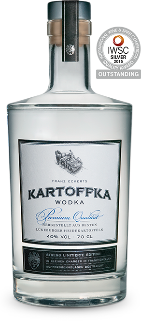 Flasche Kartoffka Wodka