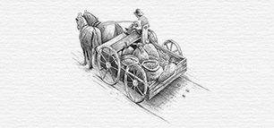 Illustration Kartoffelwagen